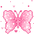 pinksparklebutterfly Emoji