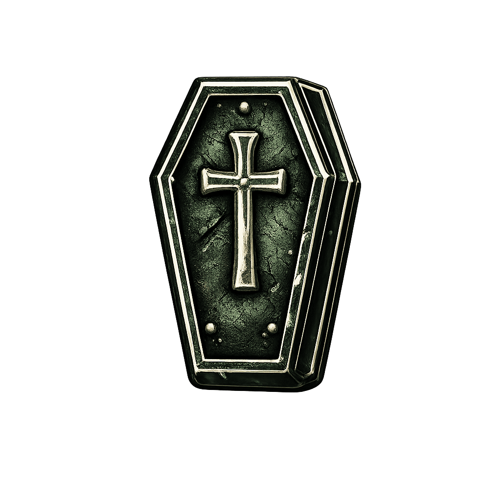 Greengothiccrosscoffin Emoji