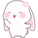 pinkbunnyclap Emoji