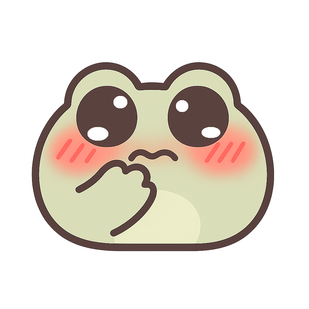 frog_blushing Discord Emoji