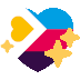 NewPolyamorousPrideSparkleHeart Emoji