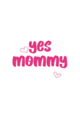 Yesmommypinktext Emoji