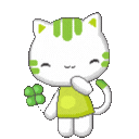 luckycloverkittywave Emoji