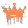 OrangeNeonCrown Emoji