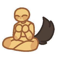 DarkbrownPup_TailWag Emoji