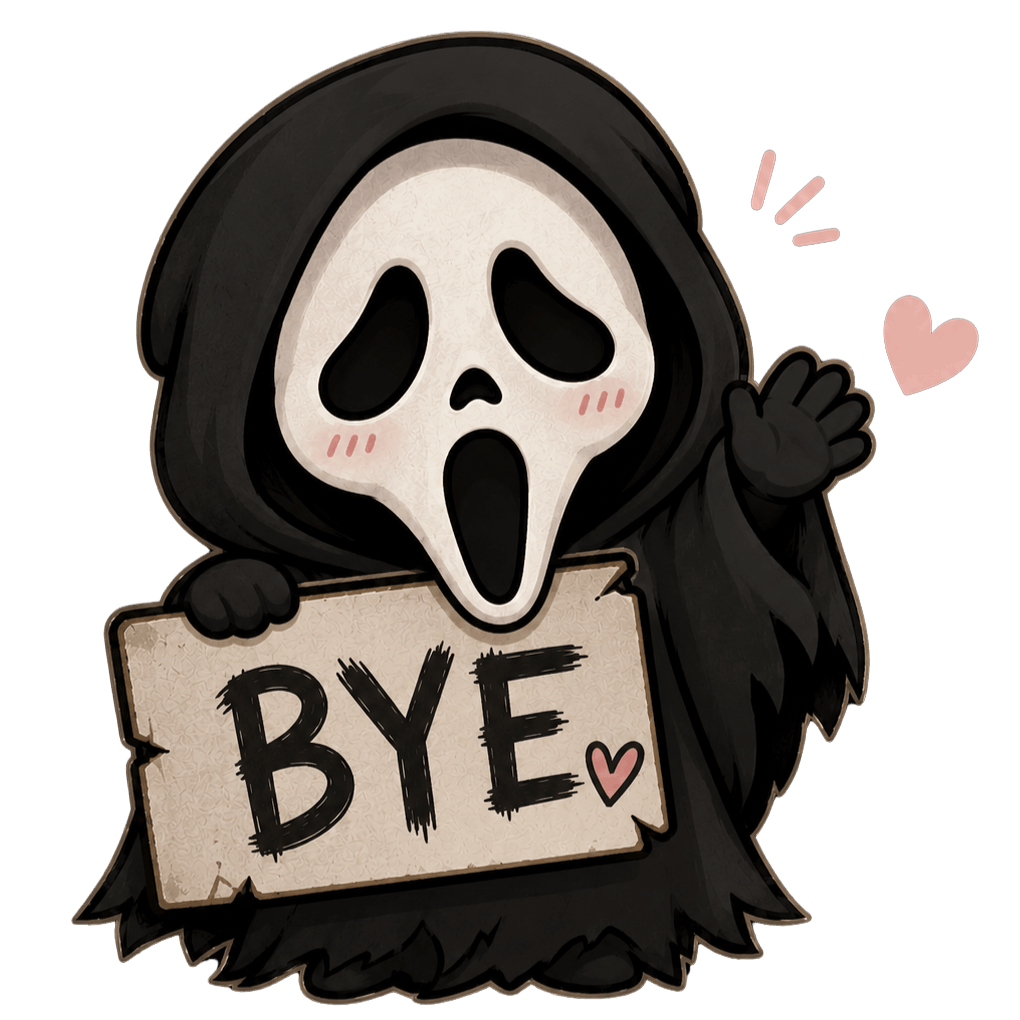 scream_bye Emoji