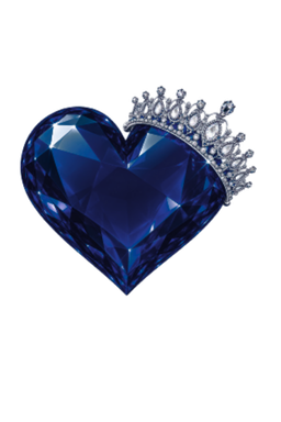 Bluerubycrownheart Emoji