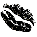 blackglitterkissylips Emoji
