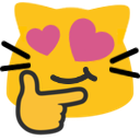 meowthinkinghearteyes Emoji