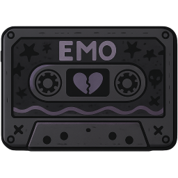Blackpurpleemomusiccassette Emoji