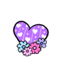 flowerspurpleheart Emoji
