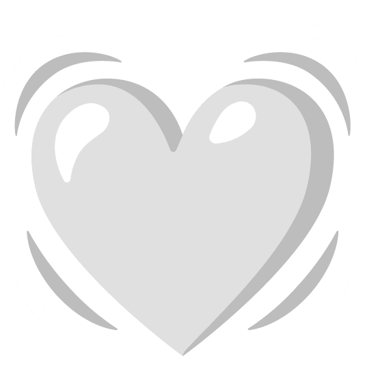 whiteheart Emoji