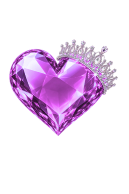 Purplerubycrownheart Emoji