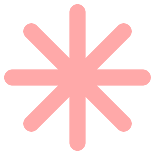 pastelredasterisk Emoji