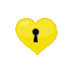 Yellowheartlock Emoji