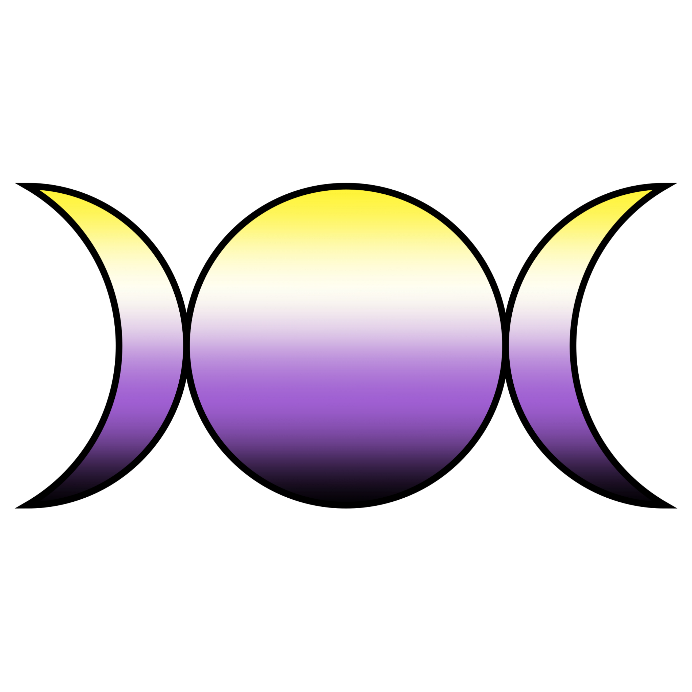 Triple_Moon_nonbinary Emoji
