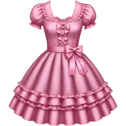 Pinkglittersparklylolitadress Emoji