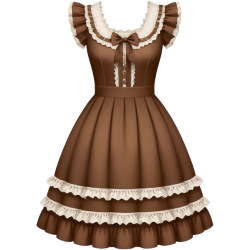 Whitebrownlolitadress Emoji