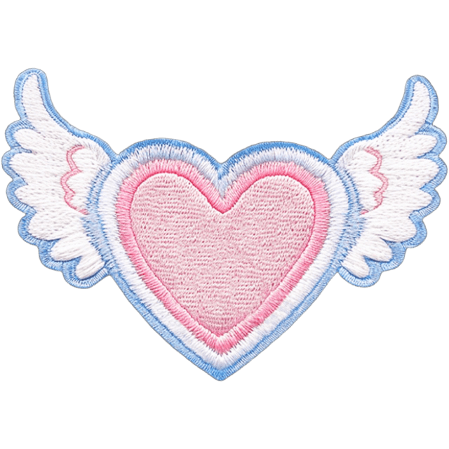 EmbroiderAngelHeart Emoji