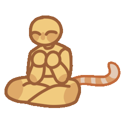 OrangeKitty_TailWag Emoji