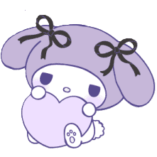 MyMelodyMoodyHeart Emoji