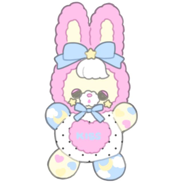 PastelBunnyKiss Emoji