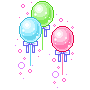 pixelartcolorfulballoons Emoji