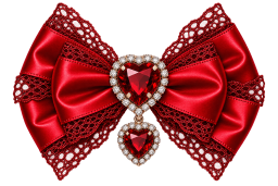 Redheartjewelbow Emoji