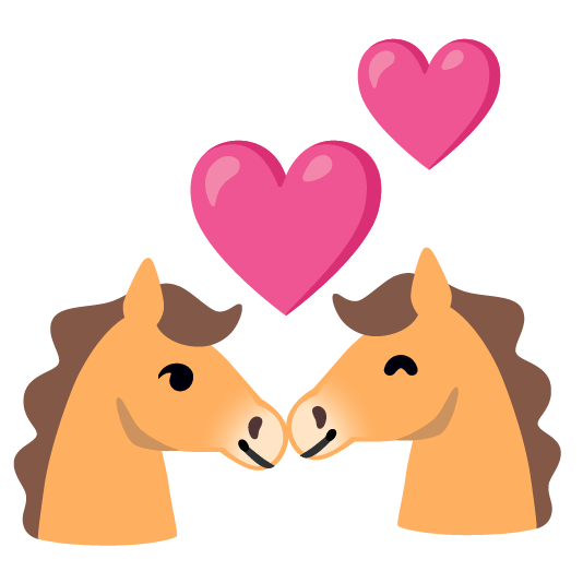 HorseKissie Emoji