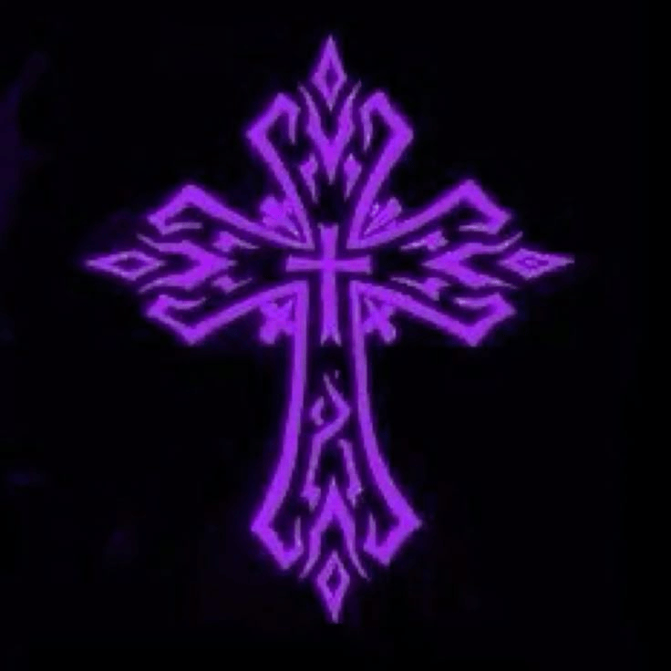 Purple_Cross Emoji