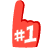 finger_red_number_one_YT Emoji