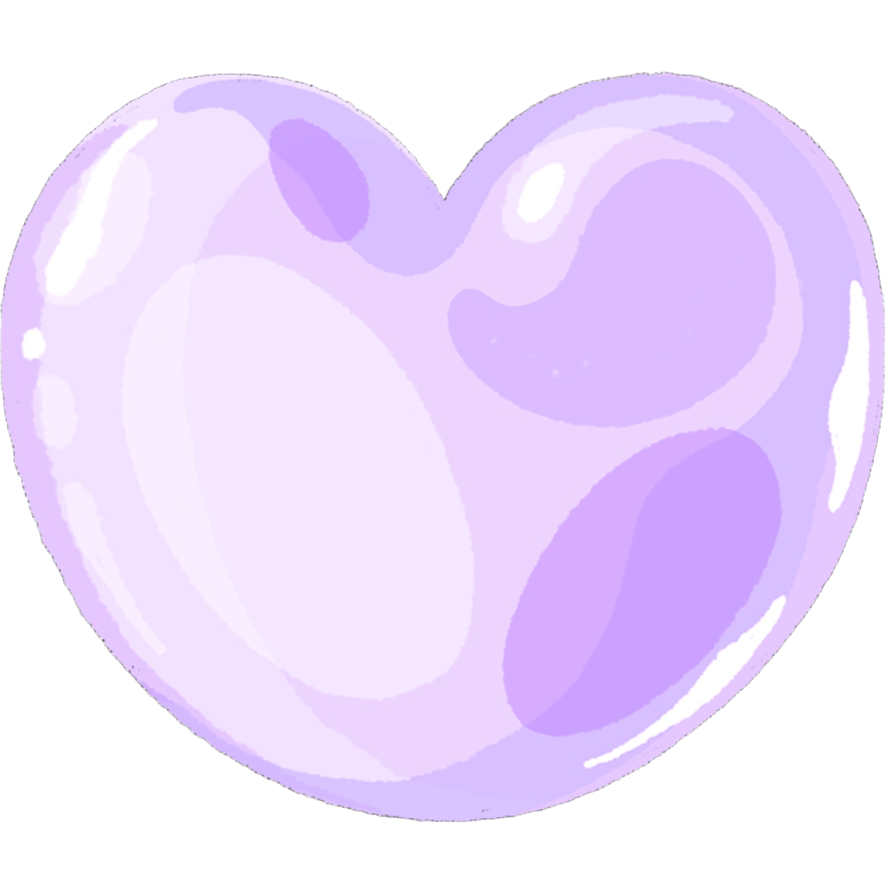 BalloonHeartPurple Emoji