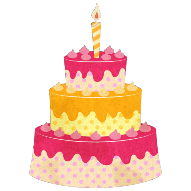 PolkaDotBirthdayCake Emoji