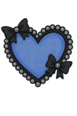 Bluepearlbowheart Emoji
