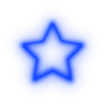 blue_neon_star Emoji
