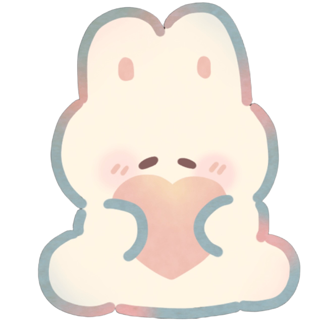 SoftBunnyHeartHug Emoji
