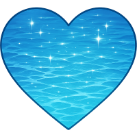 Water_heart Emoji