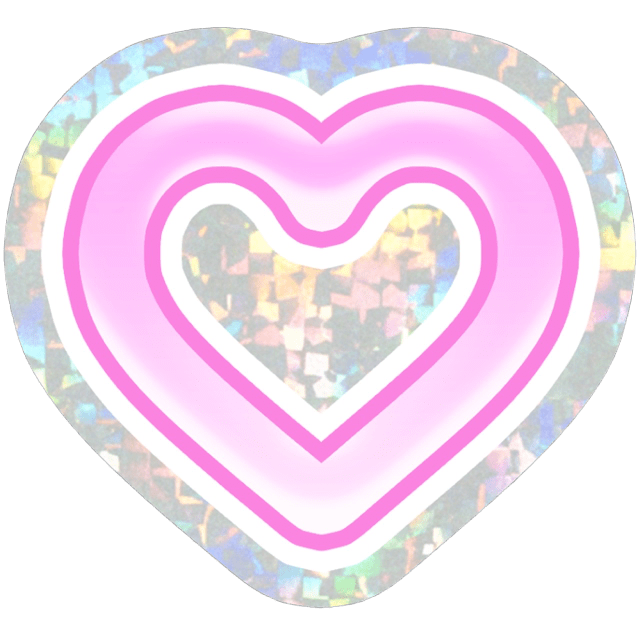 PinkHoloHeart Emoji