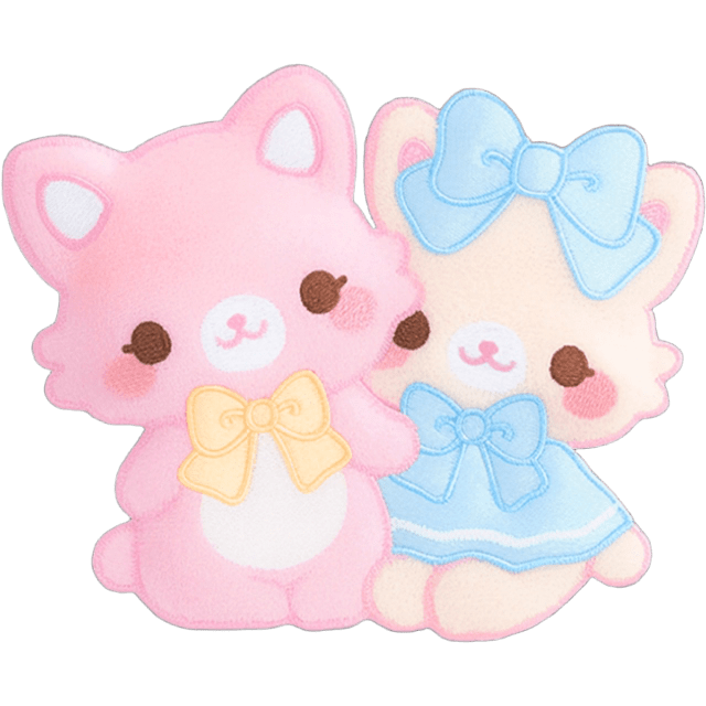 EmbroiderCatFriends Emoji