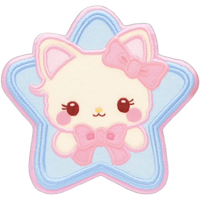 EmbroiderCatStar Emoji