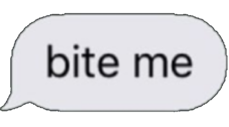 BiteMeText Emoji
