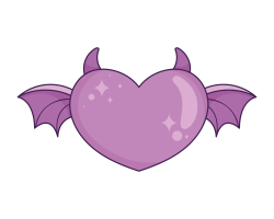 Purpledevilheart Emoji