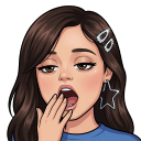 Jenna_ortega_Yawn Emoji