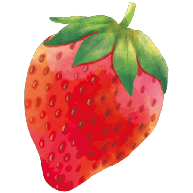 WatercolorStrawberry Emoji