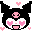 kuromi_heart_eyes Emoji