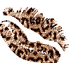 leopardprintkissylips Emoji