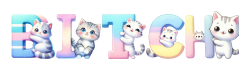 Bitch_cat_text Emoji