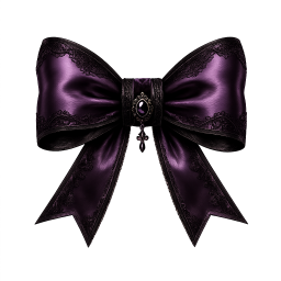 Darkpurplegothicbow Emoji