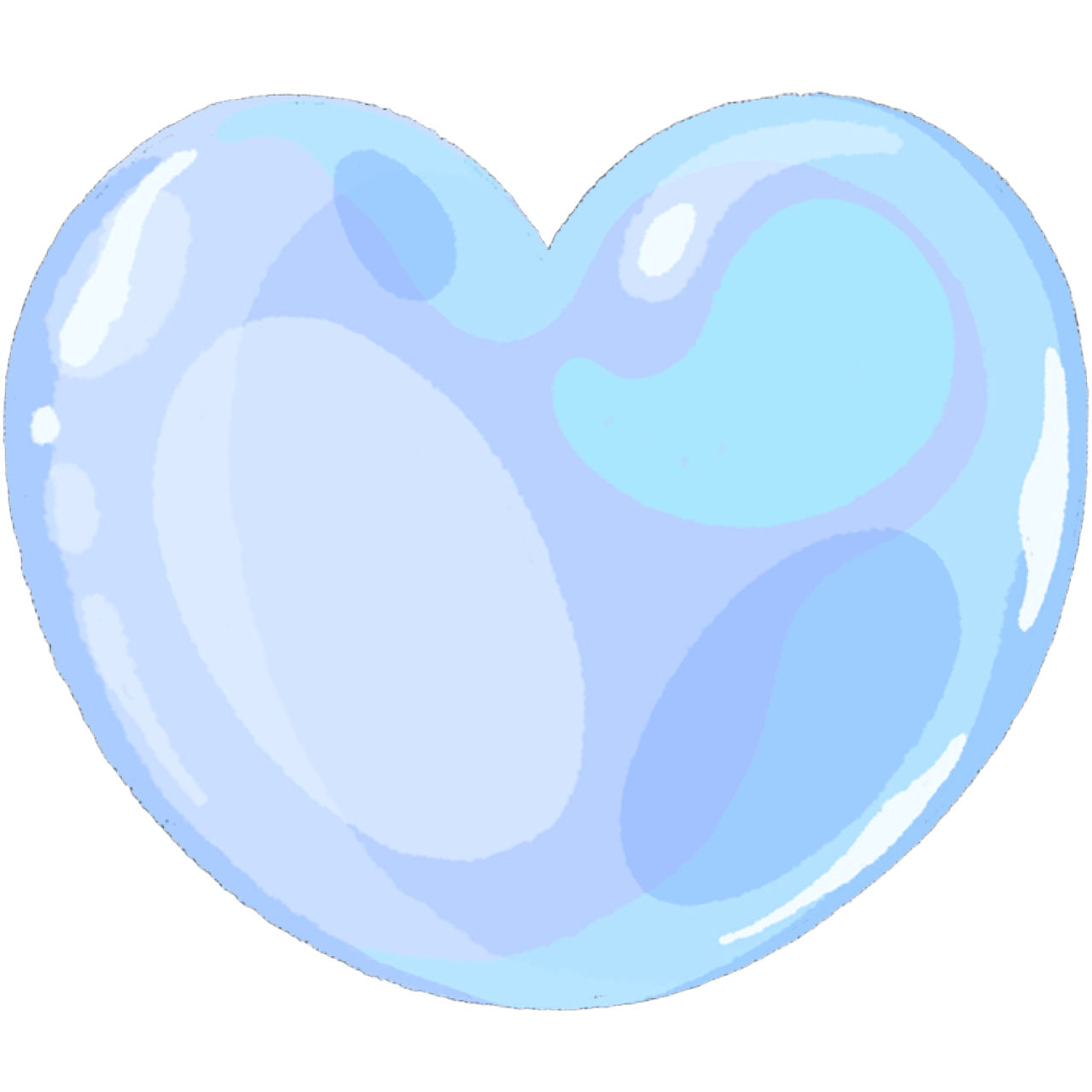BalloonHeartBlue Emoji