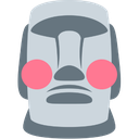 moyai_flushed Emoji